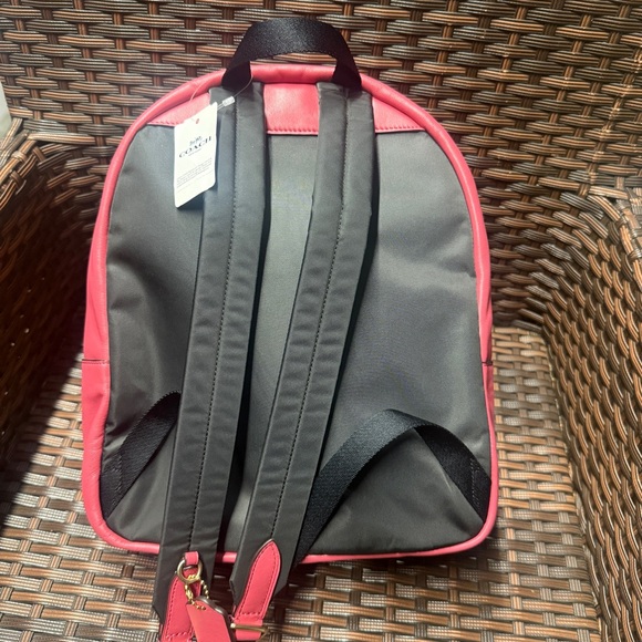 coach Medium Charlie Backpack in poppy 32200 - Picture 3 of 9